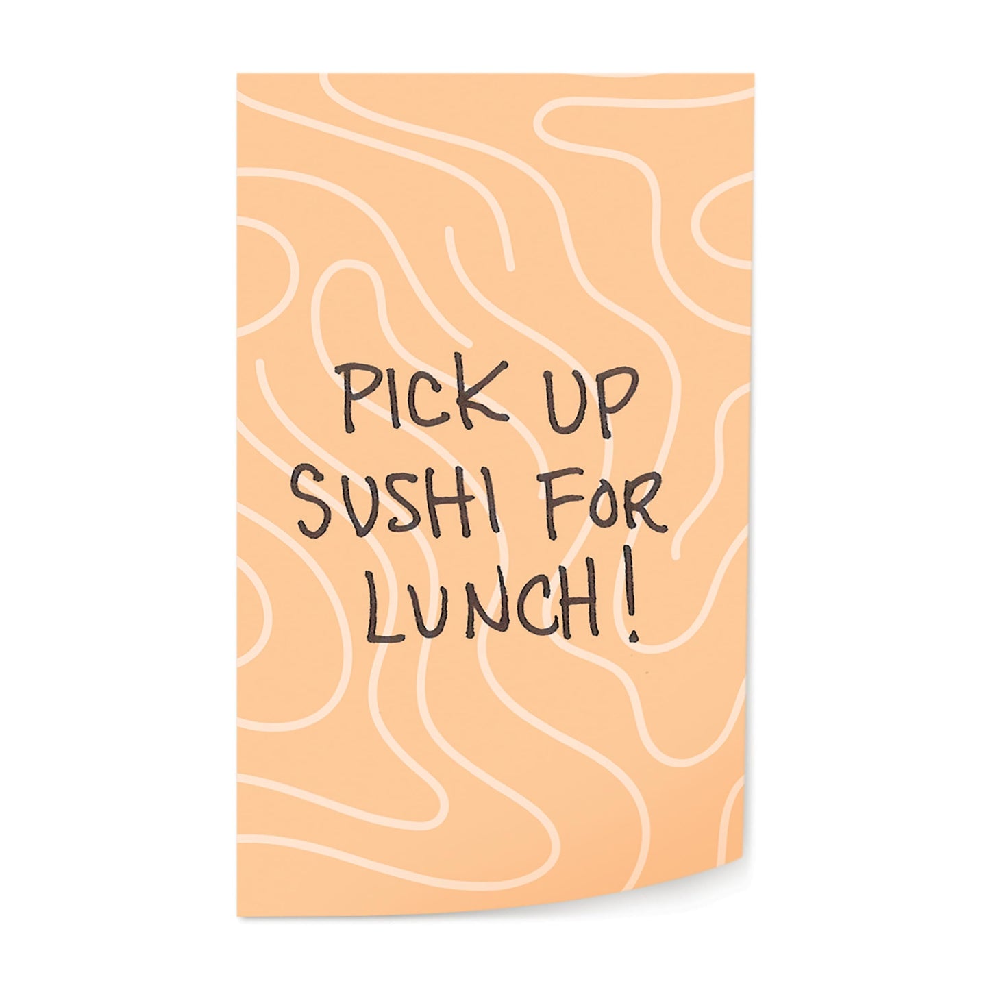 Genuine Fred ROLL O'NOTES Sushi, Perforated Sticky Roll Notes