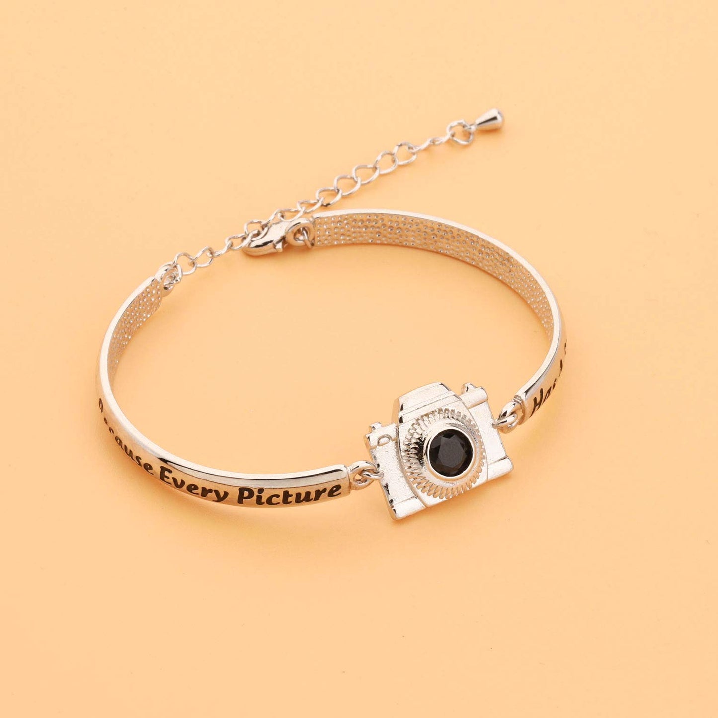 AKTAP Photograph Bracelet Camera Charm Because Every Picture Has a Story to Tell Photography Gifts for Photographers Women Best Friends