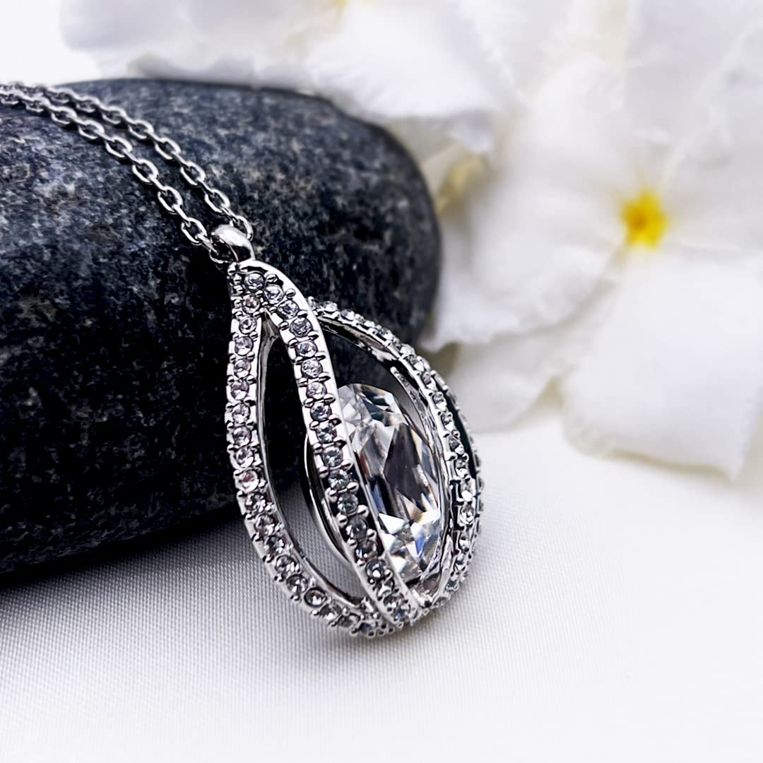 TRYNDI To My Wife Necklace from Husband - Soulmate, Girlfriend, Fiance Gift for Anniversary, Birthday, Christmas, Valentine's Day, Mother's Day - Romantic Wife Christmas Gift ideas
