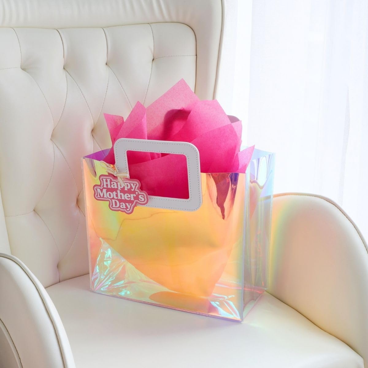 11'' Medium Mothers Day Gift Bag with Tissue Paper and Gift Tag