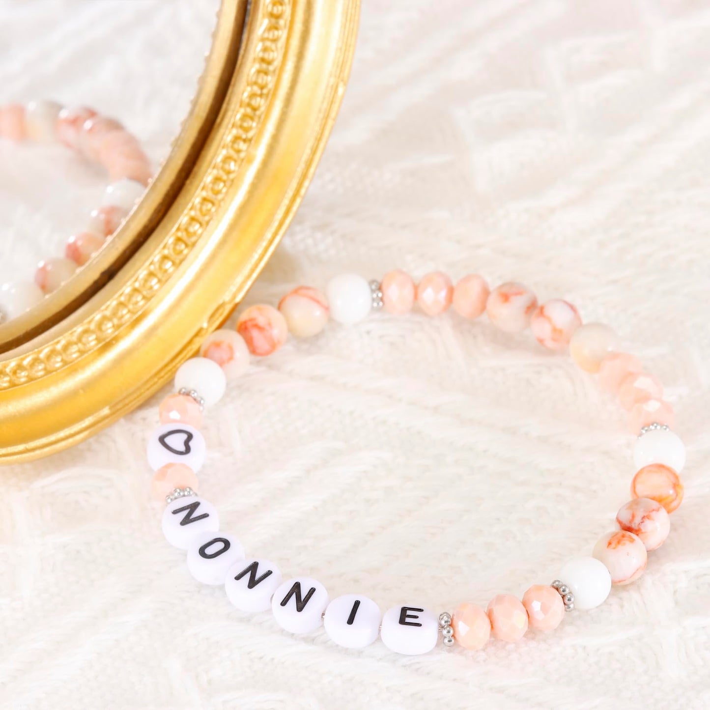 HUTIMY Nonnie Gift for Women from Grandkids Grandma Birthday Mothers Day Best Nonnie Bracelet