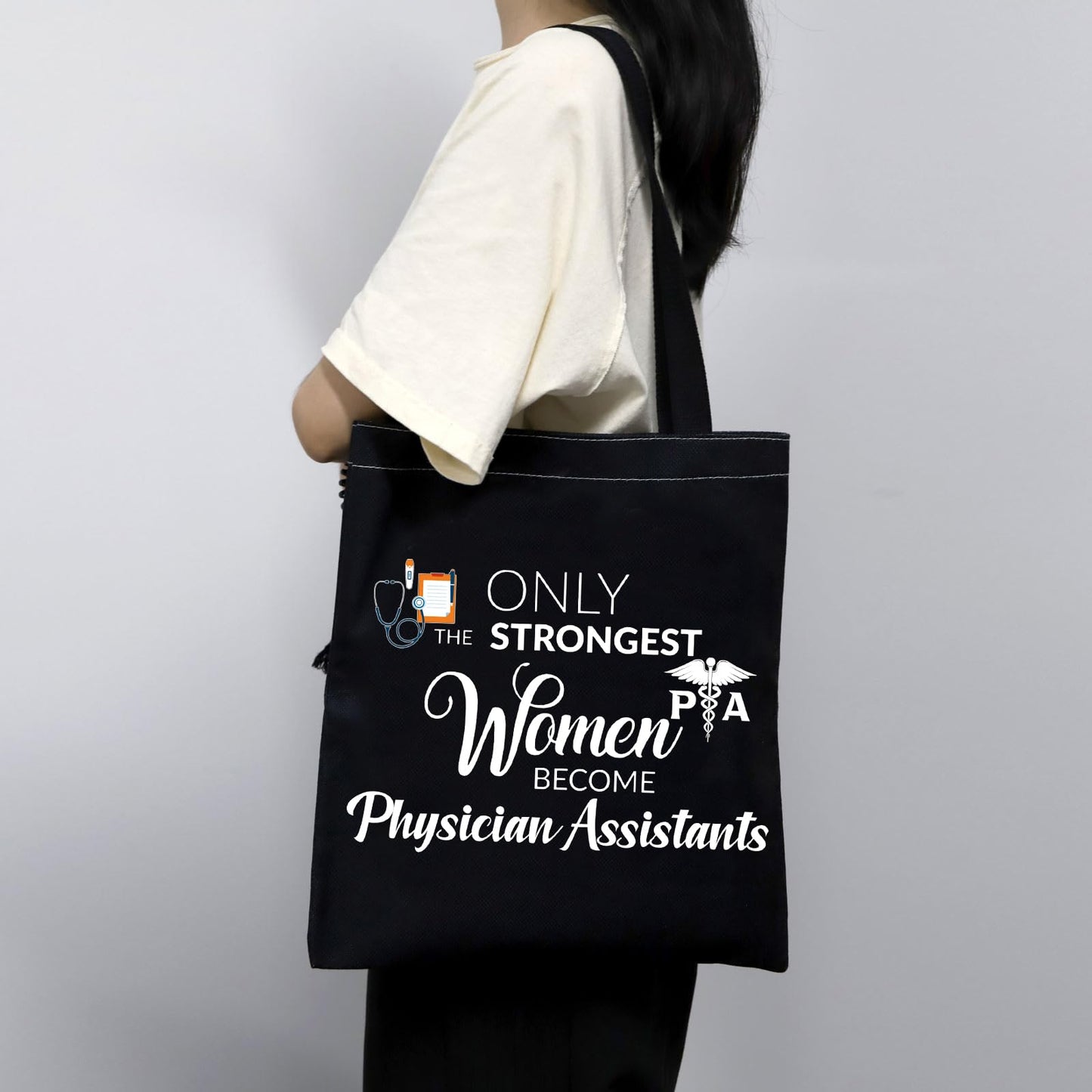 MBMSO Physician Assistant Tote Bag PA Medical Gifts PA Graduation Gifts Only the Strongest Women Become Physician Assistants
