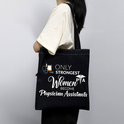 MBMSO Physician Assistant Tote Bag PA Medical Gifts PA Graduation Gifts Only the Strongest Women Become Physician Assistants