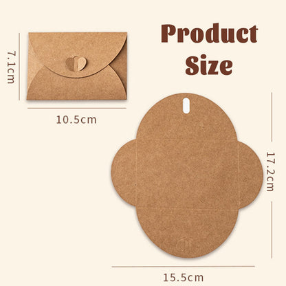 Small Envelopes, Cute Envelopes Gift Card Envelope Vintage for Small Cards Notes Invitations(10 Pcs)