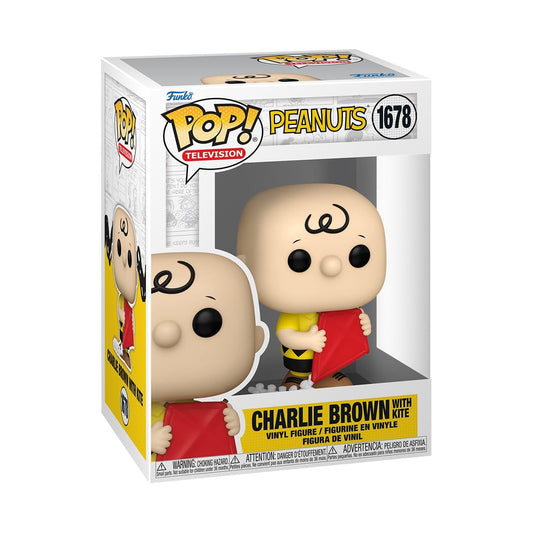 Funko Pop Animation: Peanuts - Charlie Brown - Charlie Brown With Kite - Classic Peanuts - Collectable Vinyl Figure - Gift Idea - Official Merchandise - Toys for Kids & Adults - Cartoon/Animation Fans