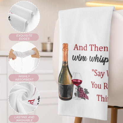Sieral 7 Pack Funny Wine Mother's Day Gifts Set Include Stainless Steel Tumbler Scented Candle Kitchen Towel Crew Sock Makeup Bag Raffia Gift Box for Wine Lover Mom Sister Friends Coworker