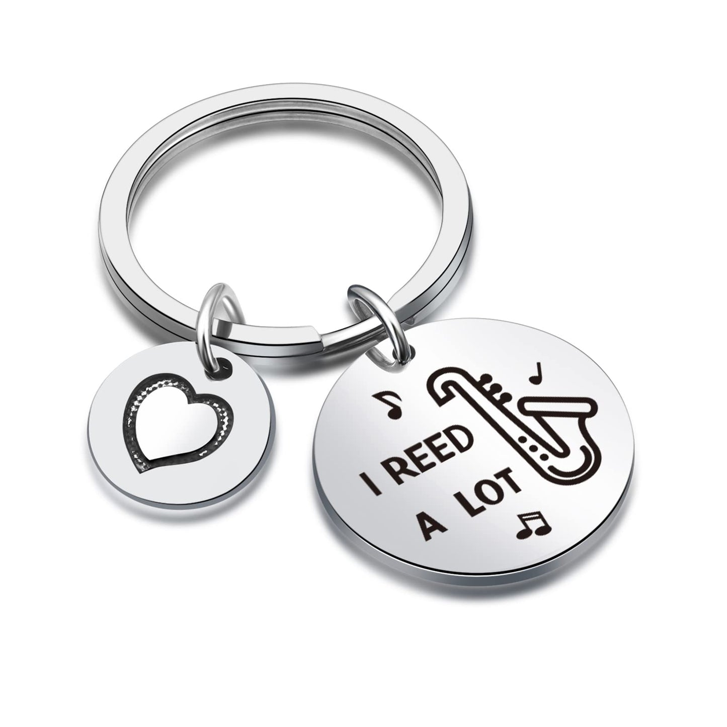 Saxophone Keyring Jazz Music Lover Keychain Best Friend Keychain Musician Keyring Sister Gift