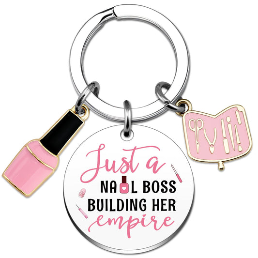 Nail Tech Gifts Manicurist Keychain Nail Accessories for Technician Nails Stuff for Techs Nails Decor Tech Must Haves for Lovers Women Essential Things for Techs Art