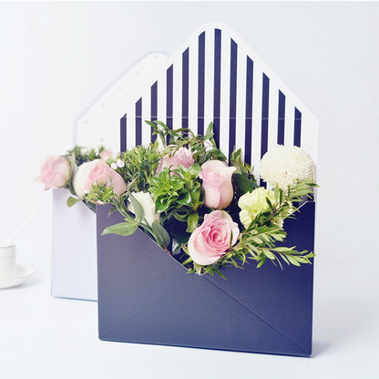 BBJ WRAPS Flower Arrangement Boxes Floral Envelop Box Premium Mixed Style Florist Bouquet Packaging, Perfect for Florists and DIY Lovers, 5 Counts 8x2.8x5.7 Inch (Assorted 5 Patterns