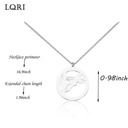LQRI Lineman Necklace Electrician Gift Be Confident in Whatever Direction You Choose to Go Electrical Engineer Jewelry