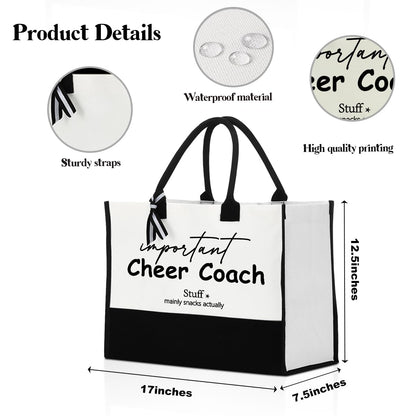 Professional Title Tote Bags for Women Important Stuff Tote Bag for Work Office Commuting