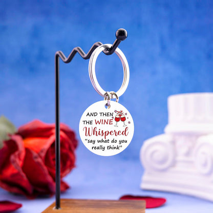 Wine Gifts For Women Men Wine Accessories For Wines Lovers Funny Wines Themed Gifts Funny Keychain Birthday Christmas Gift For Friends Stocking Stuffers For Adult