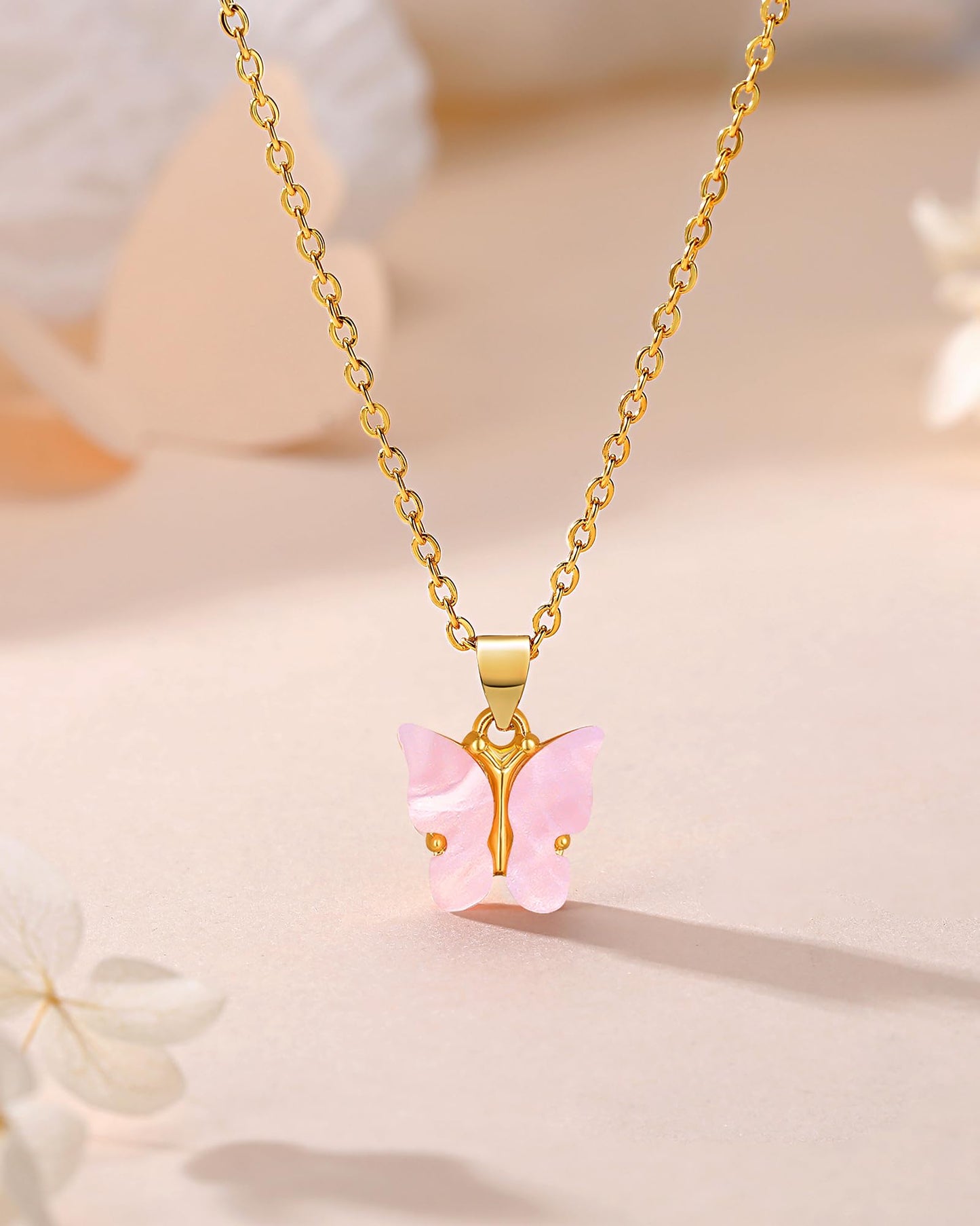 Beautiful Butterfly Necklace – Jewelry for Granddaughter, Daughter, Niece from Mom or Grandma for Birthday, Christmas, Valentines and Graduation
