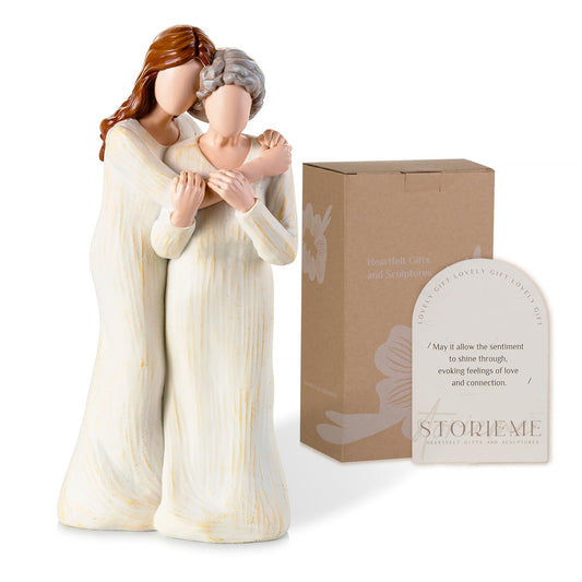Storieme Grandma Birthday Gifts from Granddaughter: Great Grandmas Gift Ideas for Mothers Day Christmas from Grandkids Grandmother Figurines Statue