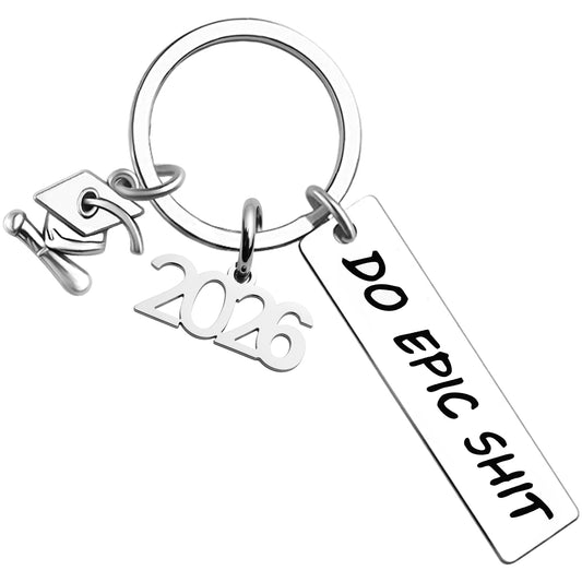 2026 Graduation Gifts Keychain for Women Him 2026 Senior Keychain for Her Men Student Graduate Grad Idea Son Daughter Teen College High School Jewelry Present Boy Girl Grads softball senior