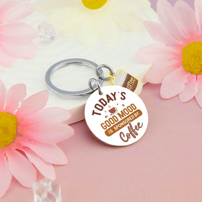Klpoyu Coffee Lover Gifts for Women Men Coffee Keychain Accessories Coffees Gifts for Lovers Women Barista Gift Ideas Christmas Unique and Unusual Gift