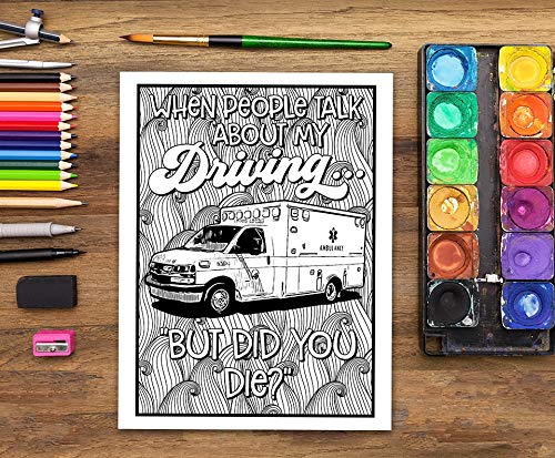 EMS Life: A Snarky Coloring Book for Adults