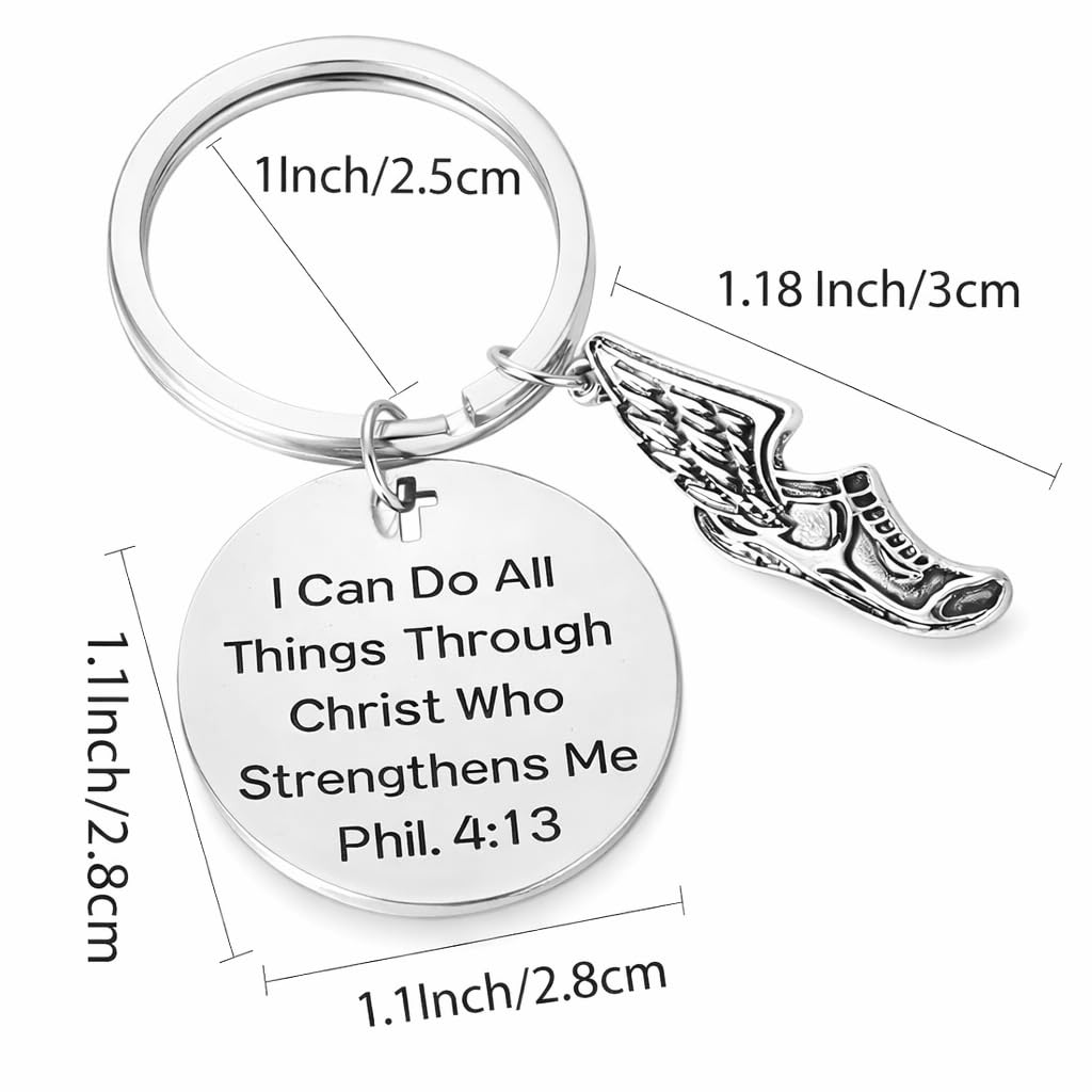 Running Accessories, Runner Gifts for Men, Cross Country Running Gifts for Men and Women, Track and Field Keychain, Track and Field Accessories, Marathon Accessorie