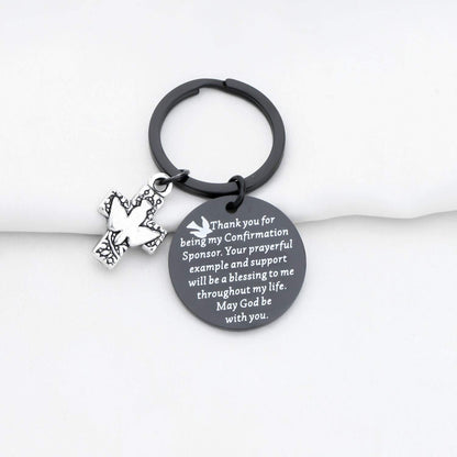 TGBJE Confirmation Sponsor Gift Christian Faith Gift Christmas Gift Catholic Confirmation Gift Godfather Gift Thank You Gift
