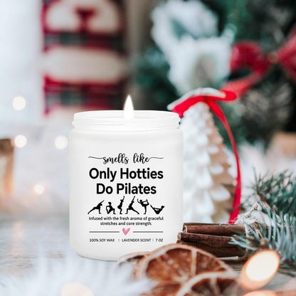 Pilates Gifts for Women - Pilates Gifts for Lovers, Instructors, Teacher - Reformer Studio Decor & Accessories - Lavender Scented Candle