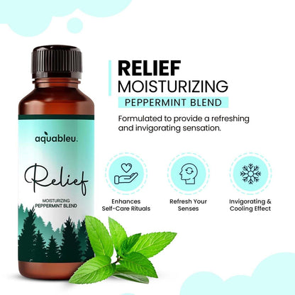 Essential Message Oil Gift Set – Serenity Trio Sooth, Calm, Relief Includes Lavender, Peppermint & Eucalyptus Massage Oil Blends 80 ML in Beautiful Packaging – Great Gift for Women