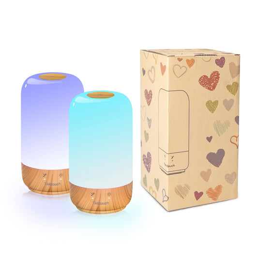 Tikkitouch Long Distance Lamp Set of 2 WiFi Touch Lamp Long Distance Relationship Gift for Couples, Mom, Friends & Family