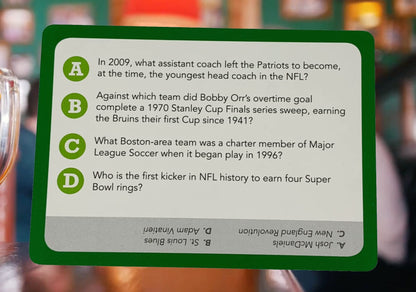 You Gotta Know Boston - Sports Trivia Game