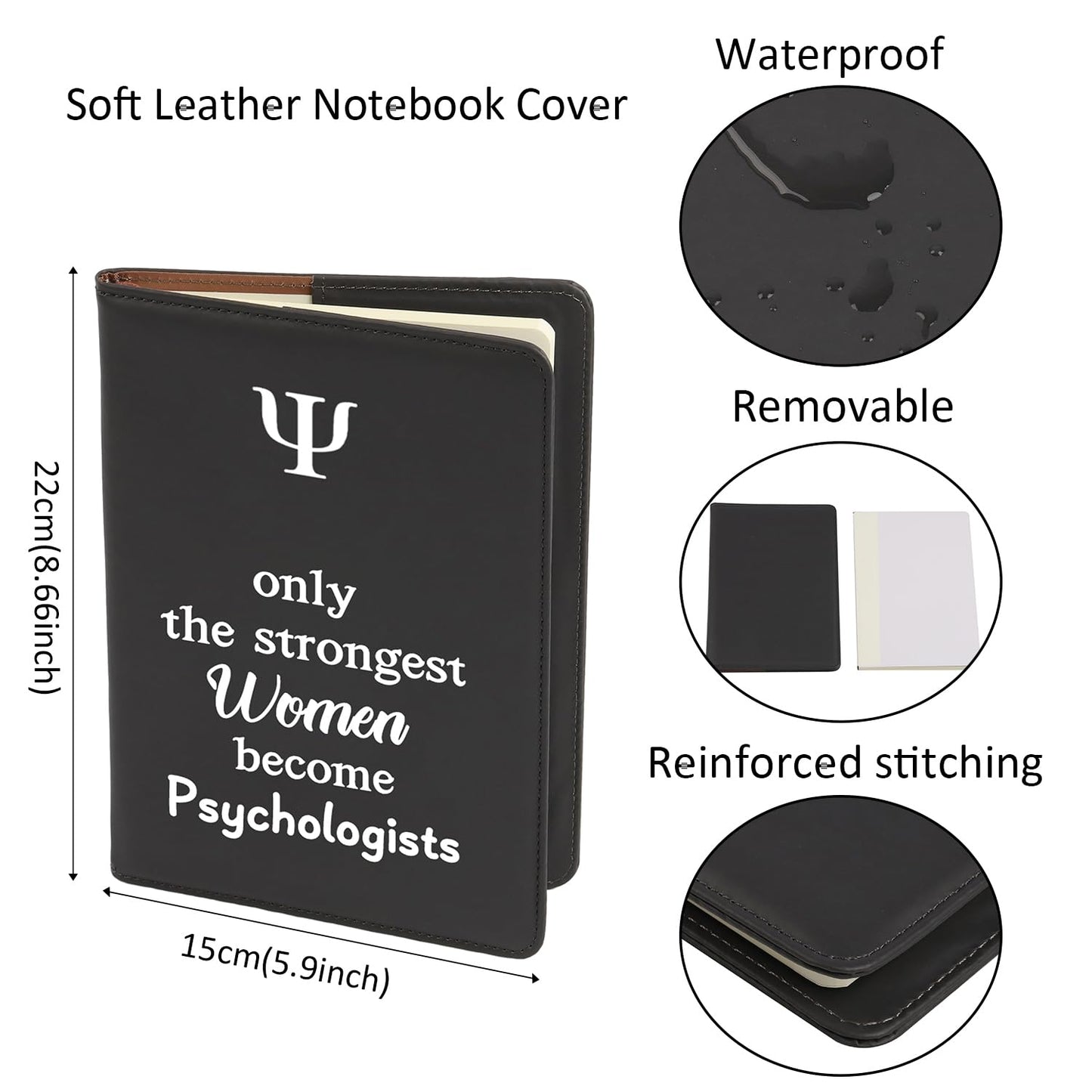 Gzrlyf only the Strongest Women Become Psychologists Notebook Future Psychologist Gifts for Women Psychology Graduation Gift (Psychologists Notebook)