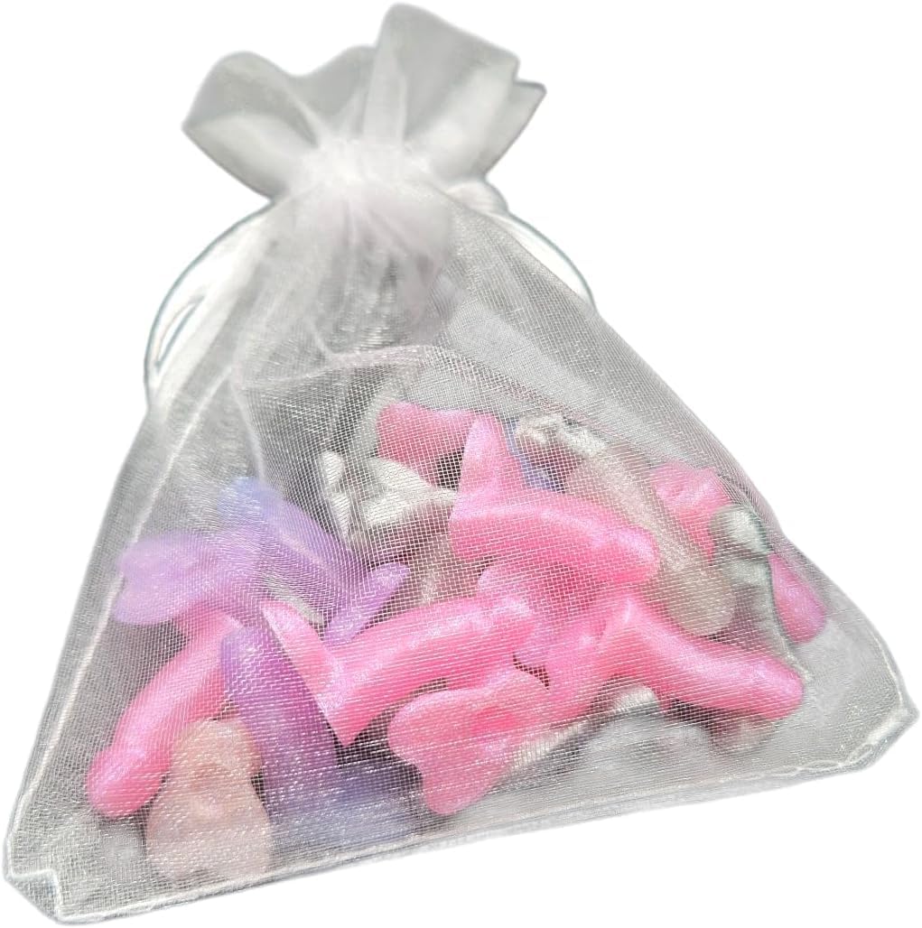 Bag of Dicks - Pride | Rainbow | Dick in Bulk | Tiny Penis | Party Favors | Bachelorette | Novelty Items | Funny Joke Gift, Plastic (Fantasy Mix)
