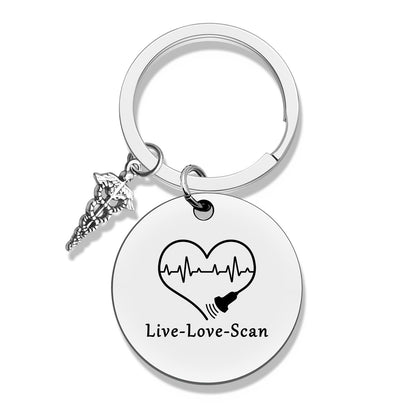 Sonographer Gifts for Women Men Sonographer Appreciation Gift Sonography Tech Gifts Ultrasound Tech Keychain Medical Sonogram Gift Radiologist Gift Sonographer Keychain Ultrasound Gift Ideas
