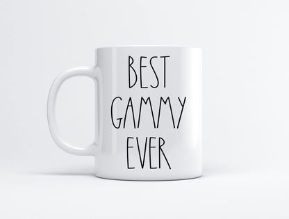 Best Gammy Ever Coffee Mug - Gifts for Christmas - Gammy Birthday Gifts Coffee Mug - Father's Day/Mother's Day - Family Coffee Mug For Birthday Present For The Best Gammy Ever Mug 11oz