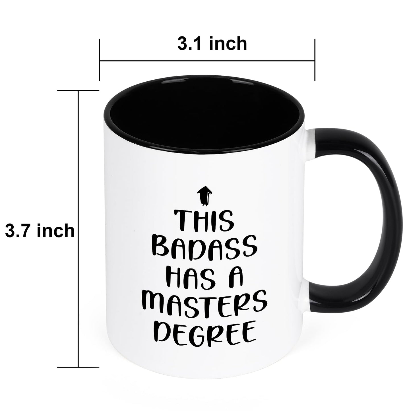Maustic Graduation Gifts for Her Him, Masters Degree College Graduation Gifts for Daughter Son Friend, 11 Oz
