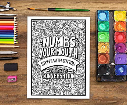 Dental Life: A Snarky Coloring Book for Adults