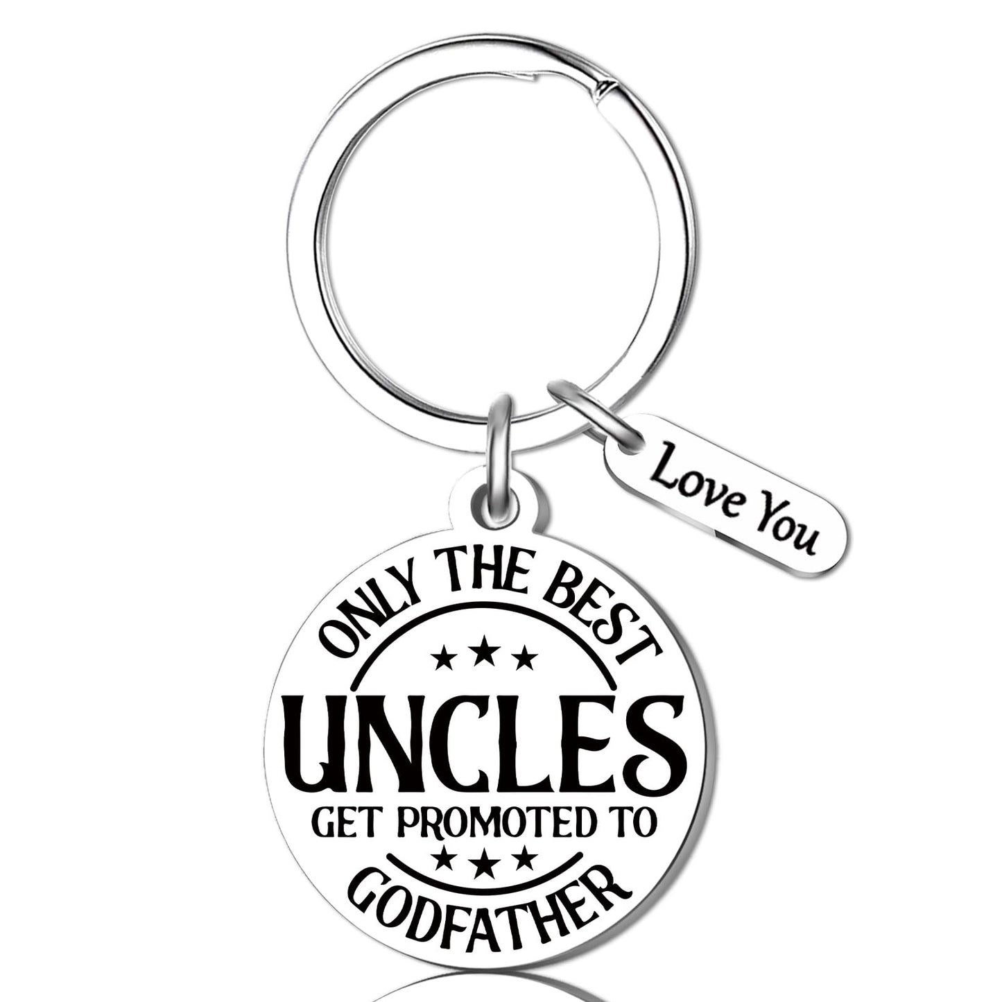 Godfather Proposal Gifts Godfather Gift Keychain Godparents Proposal Gift From Godchild Promoted To Uncle Godfather's Proposal Gifts Uncle Baby Announcement Baptismal Birthday Christmas for Men