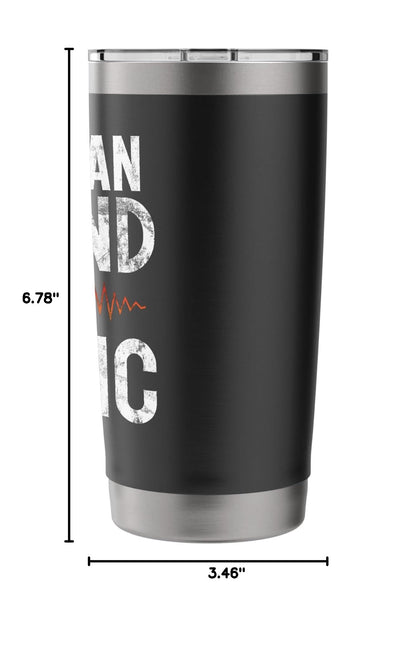 The Man behind the Music DJ Stainless Steel Insulated Tumbler