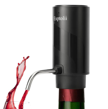 Electric Wine Aerator, Wine Decanter, Wine Dispenser, Wine Gift, Automatic One-Touch Wine Pourer Pump Wine Oxidizer for Red and White Wine Re-chargeable