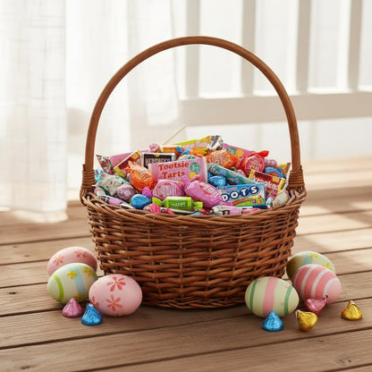 Easter Candy Bulk Variety Pack 2lb - Assorted Chocolate Bulk Easter Candy Individually Wrapped for Party Favors, Easter Egg Fillers & Easter Basket Stuffers - 2 Pounds