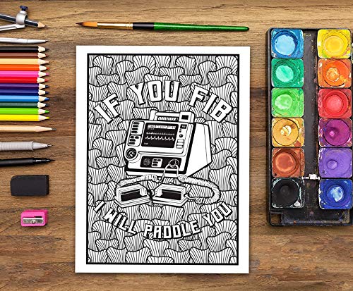 Anesthesia Life: A Snarky Coloring Book for Adults