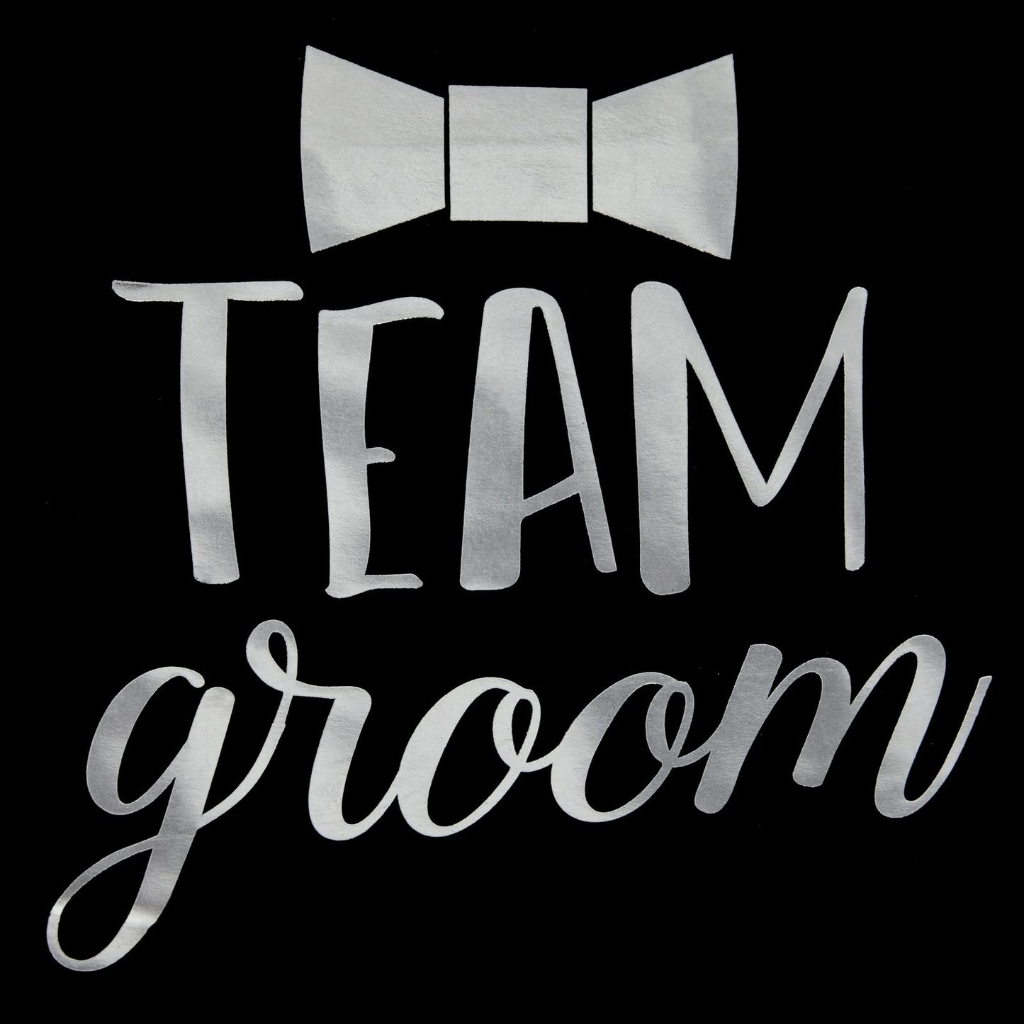 Juvale 20 Pack Bride and Groom Gift Bags with Tissue Paper for Wedding, Groomsmen, Bridesmaid, Reads Team Bride and Team Groom (8 x 4 x 9 In)