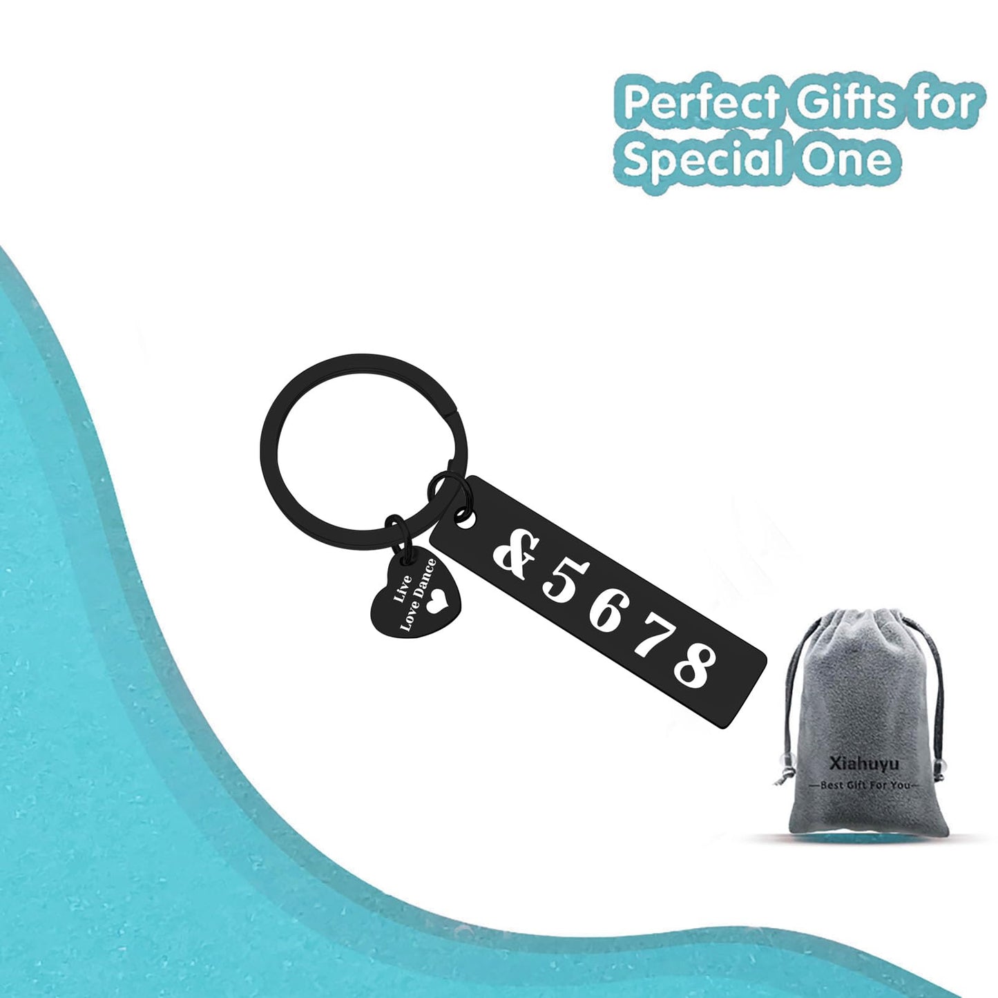 Xiahuyu Dance Teacher Appreciation Gifts Dance Teacher Keychain Dance Team Gift Dance Lover Gift Dance Instructor Gift Christmas Birthday End of Year Gift Thank You Gift for Dance Teacher