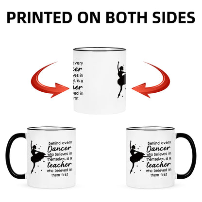 Cabtnca Dance Teacher Gifts, Dance Teacher Mug, Dance Teacher Appreciation Gifts for Women, Gifts for Dance Teacher from Students, Thank You Christmas Gift for Dance Teacher, 11 Oz