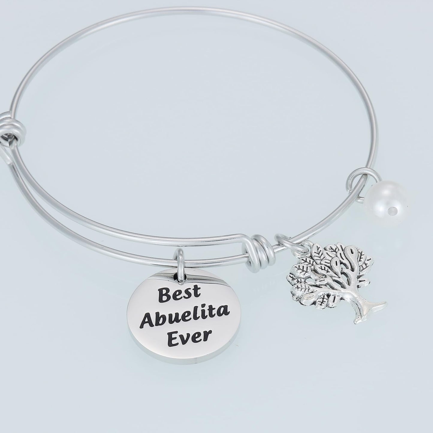 HUTIMY Abuelita Gifts In Spanish from Grandchildren Birthday Accessories for Grandmother Best Abuelita Bracelet