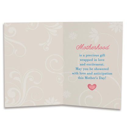 Mommy To Be Mother's Day Card, Pregnant Mom Mothers Gifts, First Mothers Day Cards for Wife, Pregnancy Announcement Card, New Mom Gifts