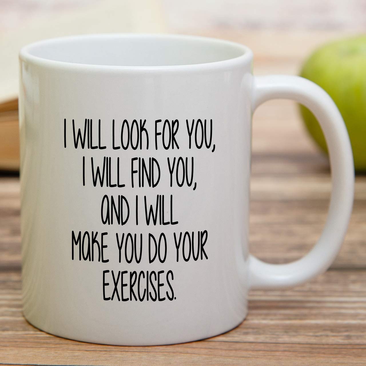 Retreez Funny Mug - I Will Make You Do Exercises Physical Therapy Therapist Physiotherapist 11 Oz Ceramic Coffee Mugs - Sarcasm, Inspirational birthday gifts for friends, coworkers, him her dad mom