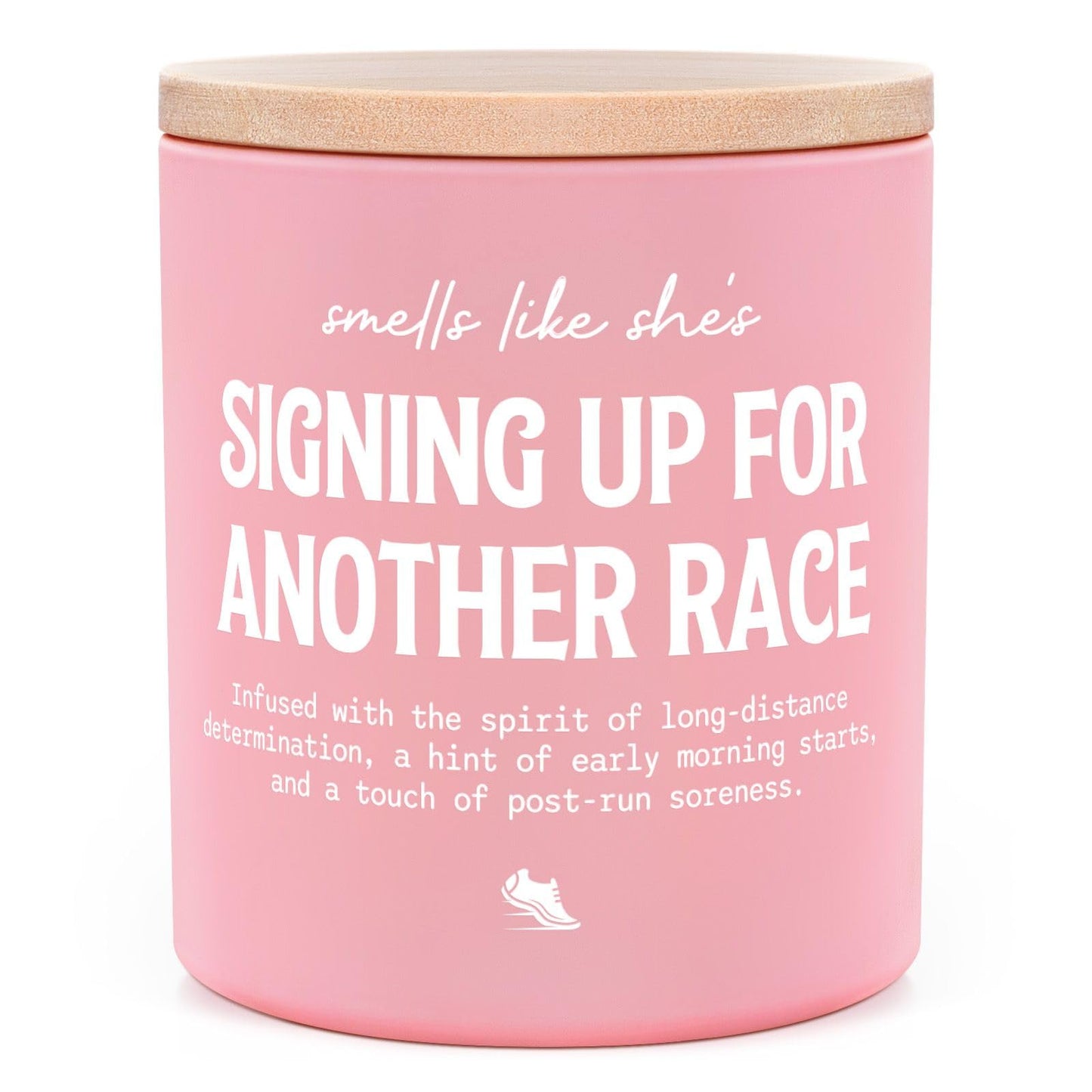 Gifts for Runners Women, Funny Marathon Essentials Candle 10Oz, Cross Country, Half Marathon, Track and Field Runner Gifts, Running Accessories for Women Friends, Soy Wax Scented Candle