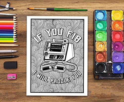 EMS Life: A Snarky Coloring Book for Adults