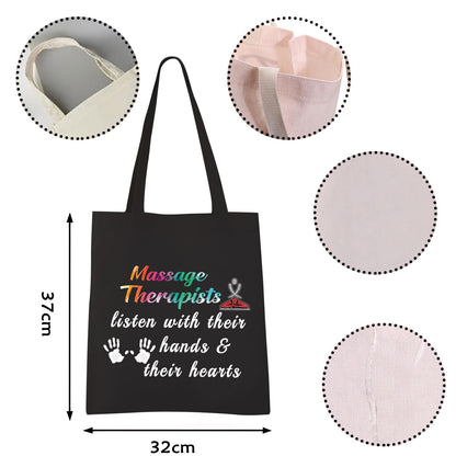 VAMSII Massage Therapist Gift Tote Bag - Massage Therapy Supplies - Masseuse & Massagist Gift