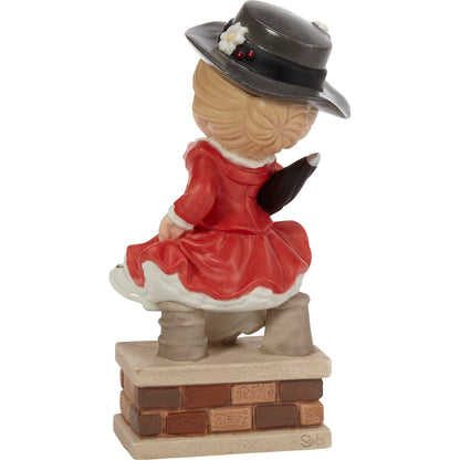 Precious Moments I’m Over The Rooftops for You Mary Poppins Figurine – Disney Showcase Hand-Painted Collectible – 211023