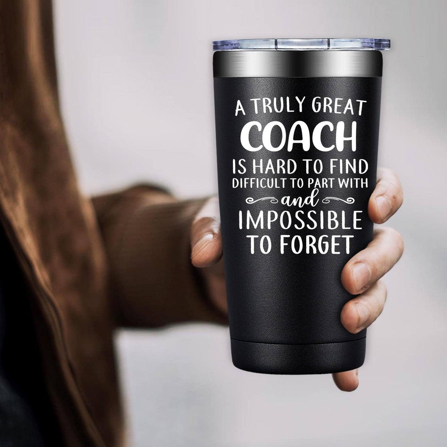 Coach Gifts for Men - Football, Soccer Coach Gifts - Cheer Coaches Gift - Basketball, Swim Coaches Appreciation Gift - Tumbler 20oz