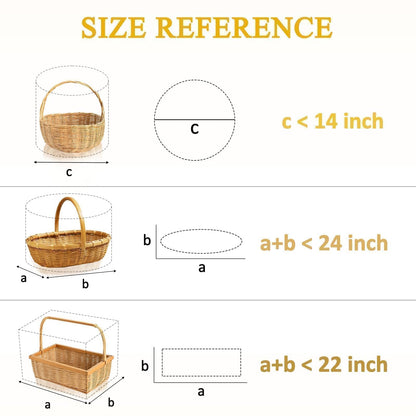 PigPotParty 10 Pack 24x30 Inch Large Cellophane Bags for Gift Baskets, Thick Clear Plastic Basket Wrap, Includes 10 Large Gold Pull Bows
